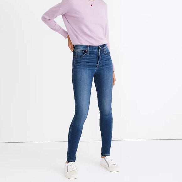 Madewell Denim - Madewell 10" High-Rise Skinny Jeans in Bradshaw